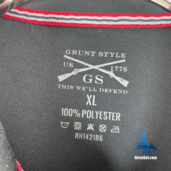 1131 Grunt Style Short Sleeve Polo - Size XL - Black - Picture 8 of 10